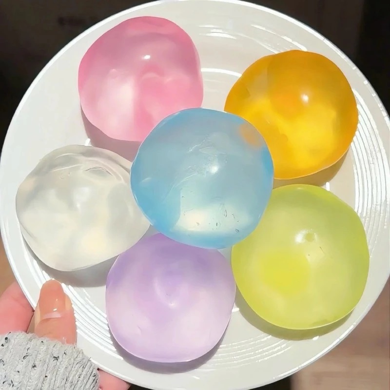 Đồ chơi Coconut Oil Squishy Ball đồ chơi nắn bóp giảm căng thẳng
